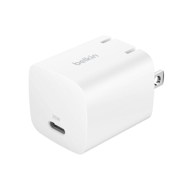 Adapter sạc nhanh 25W USB-C PPS Wall Charger màu trắng Belkin