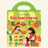 Bóc dán sử dụng nhiều lần - Các loại rau củ (Thỏa sức sáng tạo trên nhiều bề mặt)