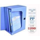 Bìa hộp PP 150-A4 FO-BF05 xanh