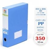 Bìa hộp PP 55-A4 FO-BF01 xanh