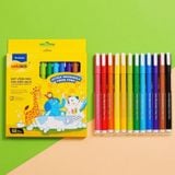 Bút lông màu siêu sạch UWM-C001 12 màu
