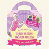Bóc dán sử dụng nhiều lần - Dán hình công chúa - Trang phục sành điệu (Box text: Thỏa sức sáng tạo trên nhiều bề mặt)