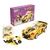 DK81026 - Xe đua biến hình màu vàng