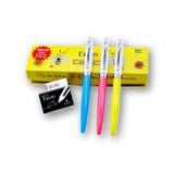 E001 - Bút máy ngòi mài (tặng 6 ống mực, 1 ngòi) - Xanh