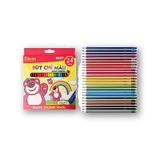 E637 - Bút chì 24 màu xóa được có đầu tẩy