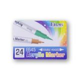 E645 - Bút dạ màu Acrylic 24 màu