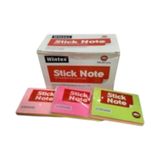 Giấy note 3x4 dạ quang Xukiva