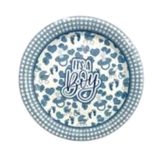 Spriing Lốc 10 đĩa giấy kraft 18cm