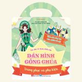 Bóc dán sử dụng nhiều lần - Dán hình công chúa - Trang phục và phụ kiện (Box text: Thỏa sức sáng tạo trên nhiều bề mặt)