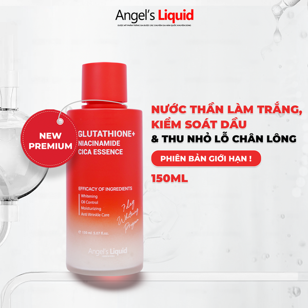 Angel's Liquid Glutathione Niacinamide Cica Essence 150ml Thanh Chân Cosmetics cửa hàng mỹ phẩm chính hãng