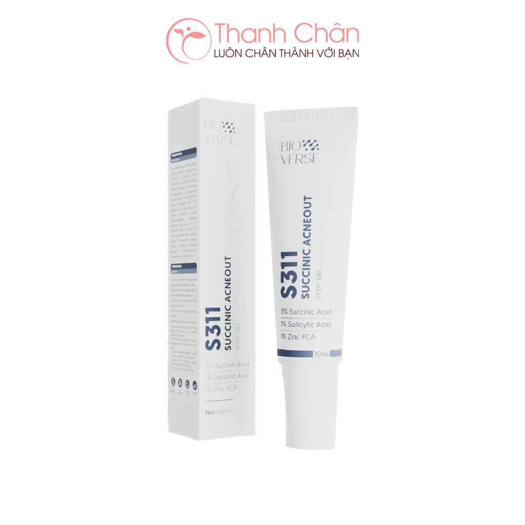 Gel chấm mụn Bioverse S311 Succinic Acneout 10ml