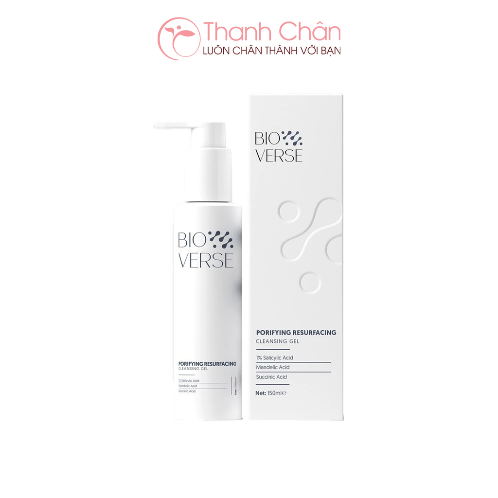 Sữa rửa mặt Bioverse Porifying Resurfacing Cleansing Gel 150ml