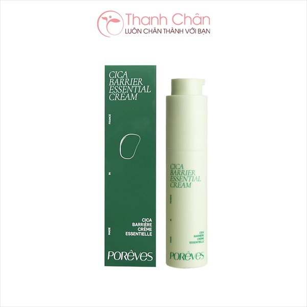 Kem dưỡng Poreves Cica Barrier Essential Cream 50ml