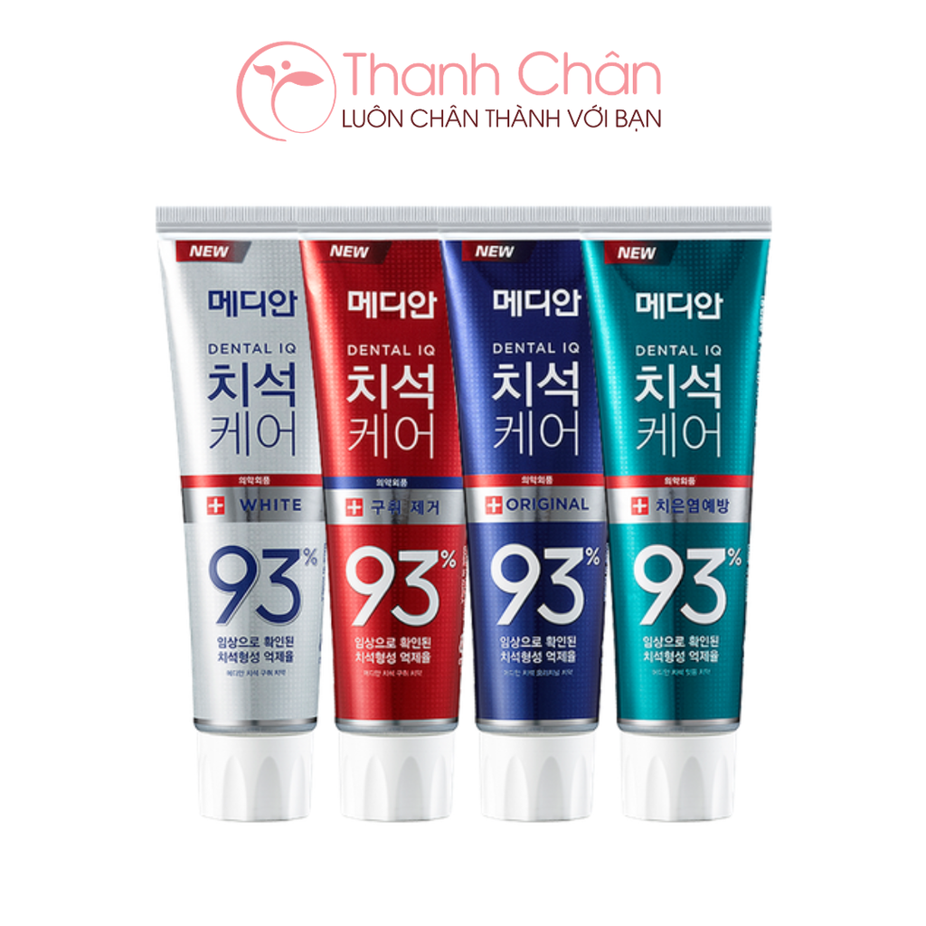 Kem Đánh Răng Median Dental IQ 93% Trắng Răng 120g