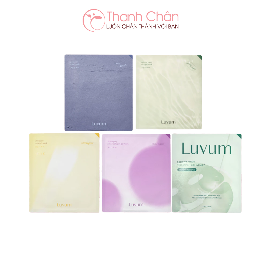 [Hộp 5 miếng] Mặt nạ thạch Luvum Mask