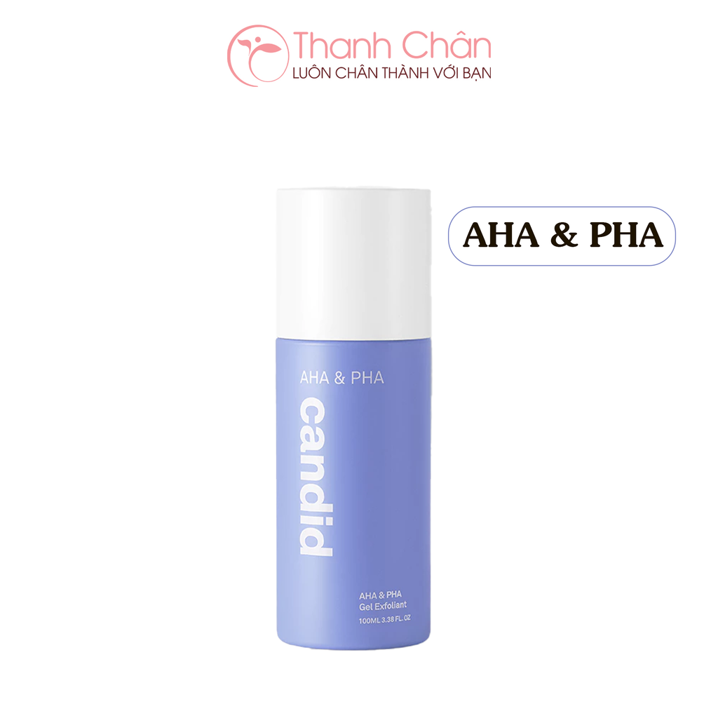 Gel Làm Sạch Tế Bào Da Chết Candid AHA & PHA Gel Exfoliant 100ml