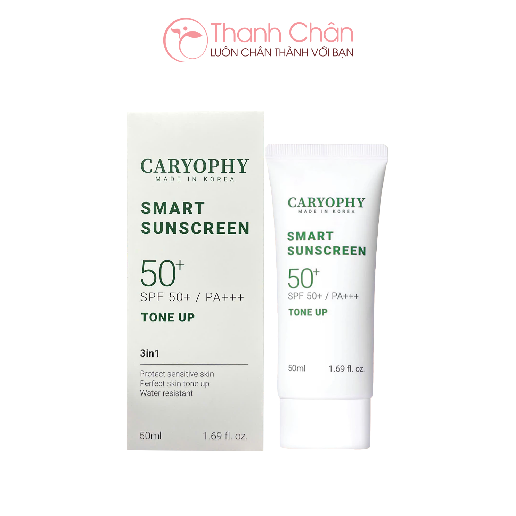 Kem Chống Nắng Caryophy Smart Tone Up Sunscreen 50ml