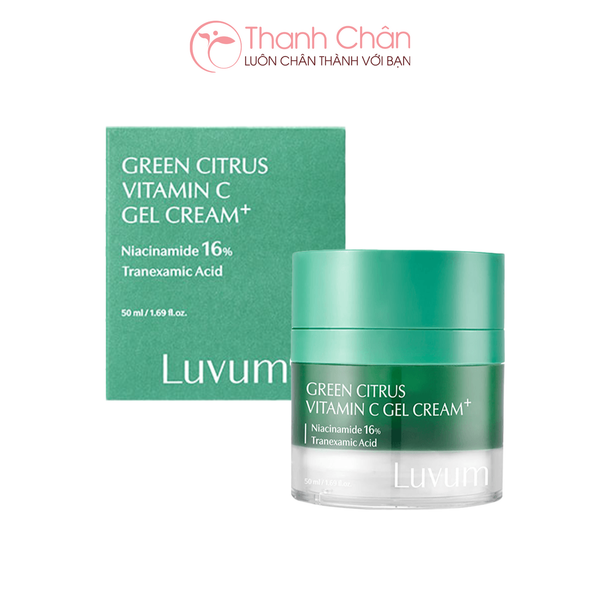Kem dưỡng Luvum Green Citrus Vitamin C Gel Cream 50ml