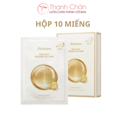 (Hộp 10 miếng) Mặt nạ JM Solution Prime Gold Premium Mask