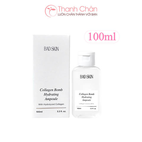 Nước hoa hồng Badskin Collagen Bomb Hydrating Ampoule 100ml