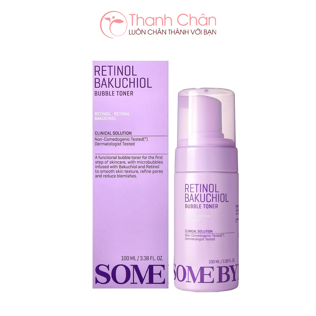 Nước hoa hồng Some By Mi Retinol Bakuchiol Bubble Toner 100ml