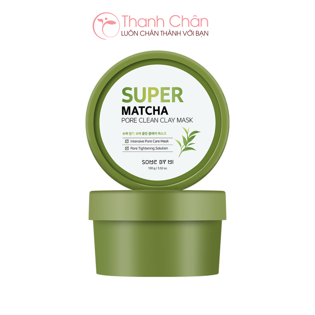 Mặt nạ đất sét Some By Mi Super Matcha Pore Clean Clay Mask 100g