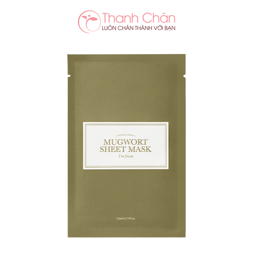 Mặt Nạ Cấp Ẩm, Làm Dịu Da I'm From Mugwort Sheet Mask 23ml