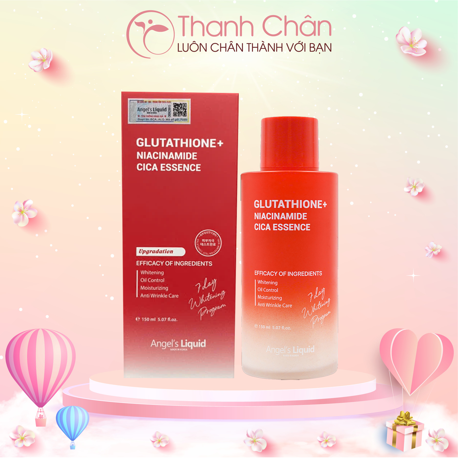 angel's liquid glutathione deodorant review Angel's Liquid Glutathione Niacinamide Cica Essence 150ml Thanh Chân  Cosmetics cửa hàng mỹ phẩm chính hãng