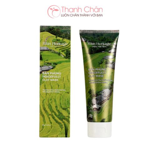 Mặt nạ đất sét Skin Heritage Bản Phùng Peacefully Clay Mask 70g