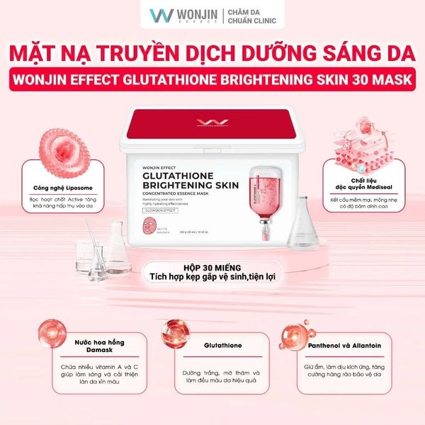 Hộp 30 Miếng Mặt Nạ WonJin Effect Mask (30ea)