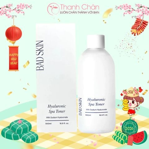 Nước hoa hồng Badskin Hyaluronic Spa Toner 500ml