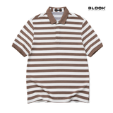  ÁO POLO NAM COTTON SỌC NGANG BLOOK STYLE MULTI STRIPE 35907 