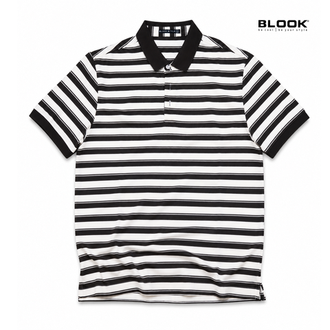  ÁO POLO NAM COTTON SỌC NGANG BLOOK STYLE CLASSIC STRIPE 35912 