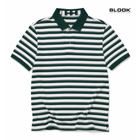  ÁO POLO NAM COTTON SỌC NGANG BLOOK STYLE CLASSIC STRIPE 35912 