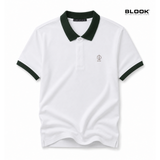  POLO NAM BASIC MÀU TRẮNG CỔ TRƠN BLOOK 36066 