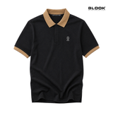  POLO NAM BASIC MÀU XÁM ĐẬM CỔ TRƠN BLOOK 36066 