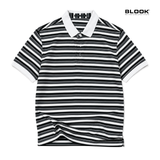  ÁO POLO NAM COTTON SỌC NGANG BLOOK STYLE MULTI STRIPE 35907 