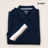  ÁO POLO NAM COTTON TRƠN PHỐI TAY BLOOK PREMIUM ACCENT 36015 