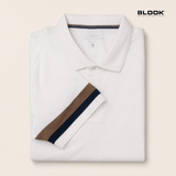  ÁO POLO NAM COTTON TRƠN PHỐI TAY BLOOK PREMIUM ACCENT 36015 