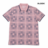  ÁO POLO NAM COTTON CÁ SẤU BLOOK PREMIUM GEO DOT 35889 