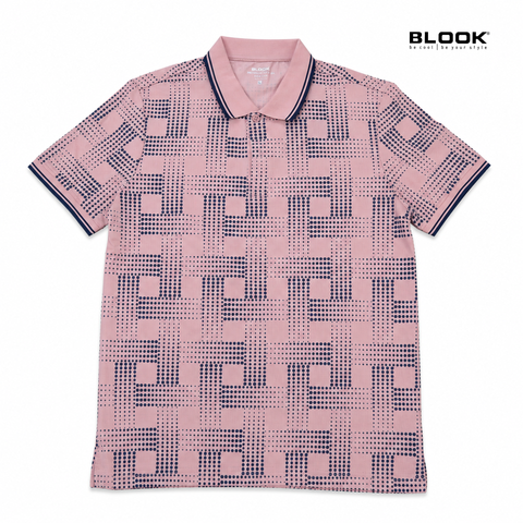  ÁO POLO NAM COTTON CÁ SẤU BLOOK PREMIUM GEO DOT 35889 