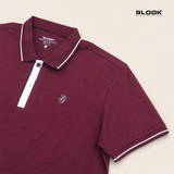  ÁO POLO NAM COTTON DỆT VÂN BLOOK PREMIUM SIGNATURE 35967 