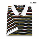  ÁO POLO NAM COTTON SỌC NGANG BLOOK STYLE CLASSIC STRIPE 35912 