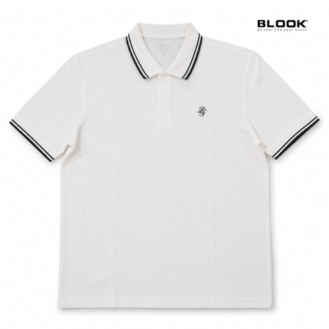  ÁO POLO NAM COTTON VÂN SỢI BLOOK PREMIUM SLUB 35971 