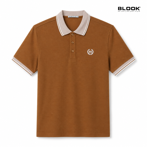  ÁO POLO BASIC PHỐI CỔ BLOOK STYLE 36037 