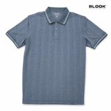  ÁO POLO NAM JACQUARD SỌC DỌC BLOOK PREMIUM STRIPE 35950 