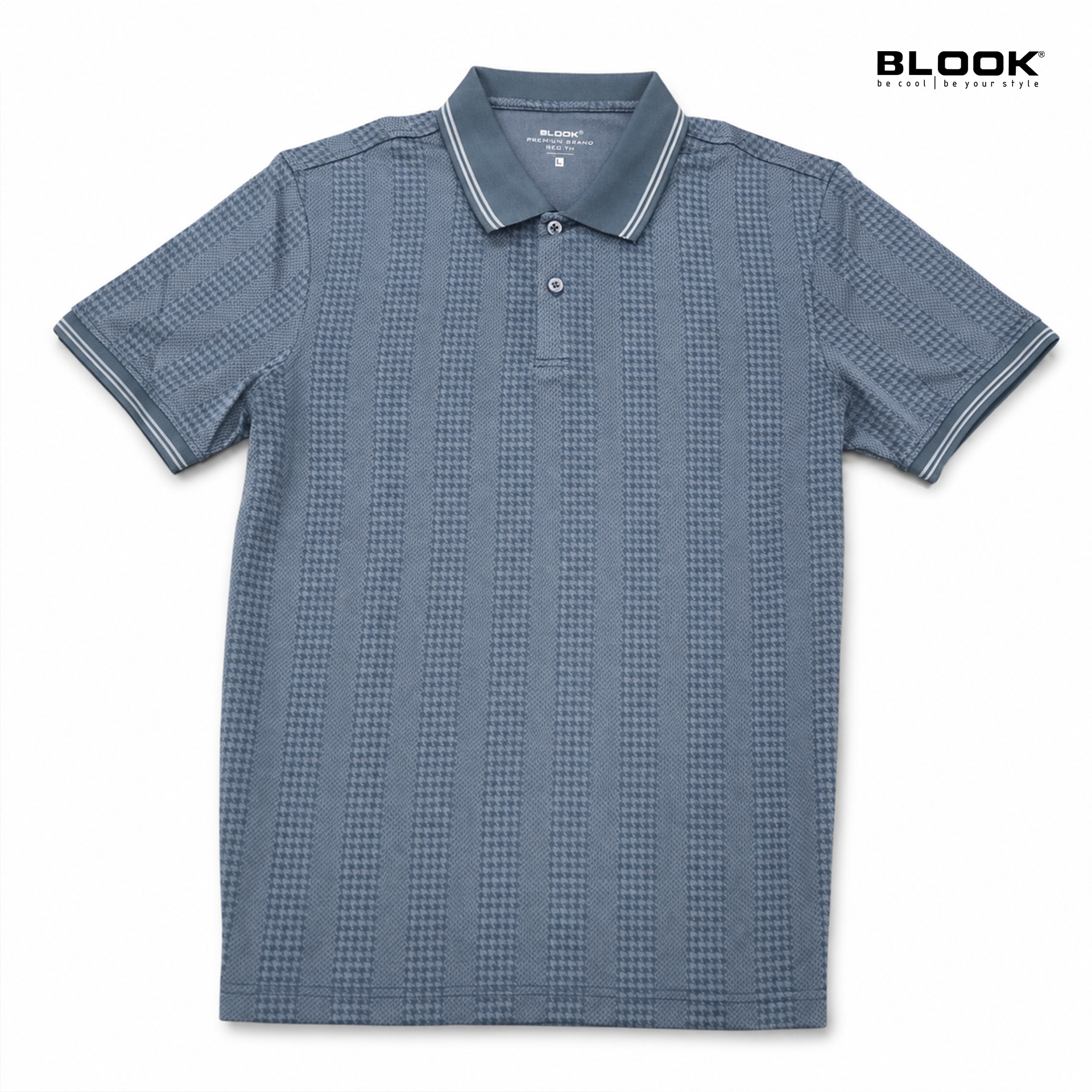  ÁO POLO NAM JACQUARD SỌC DỌC BLOOK PREMIUM STRIPE 35950 