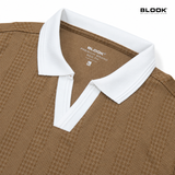  ÁO POLO NAM CÁ SẤU CỔ V BLOOK PREMIUM V-PATTERN 30612 
