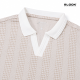  ÁO POLO NAM CÁ SẤU CỔ V BLOOK PREMIUM V-PATTERN 30612 