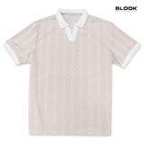  ÁO POLO NAM CÁ SẤU CỔ V BLOOK PREMIUM V-PATTERN 30612 